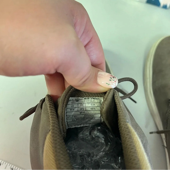 PERRY ELLIS | Casual Dressy Shoes‎ Men’s 11.5 Oxford Grey Tan - Picture 6 of 6